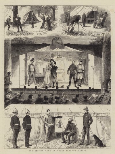 Camp britannique au mont Troodos, Chypre - William Ralston